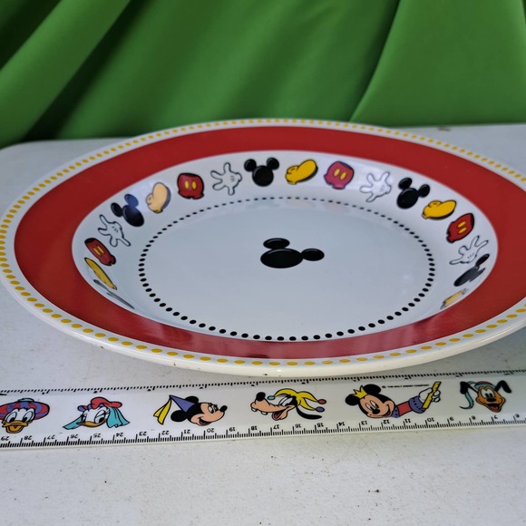 VINTAGE RARE 12.5 inch Mickey Serving Platter 2 inches deep - Picture 2 of 8